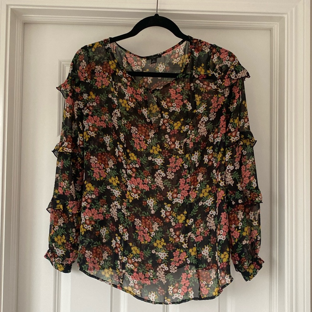 Ann Taylor Floral Print Blouse